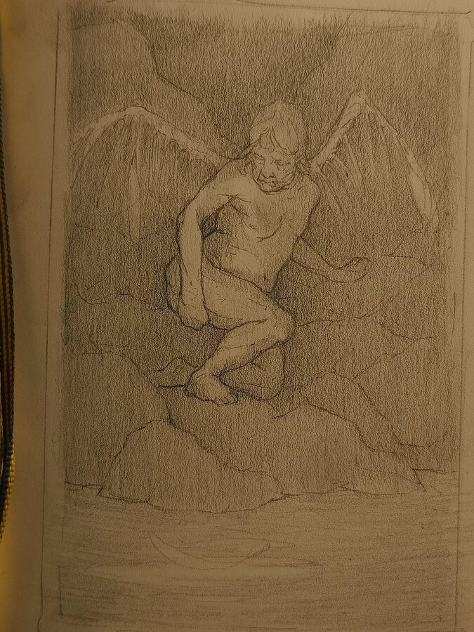 My drawing — pencil on paper, 2025