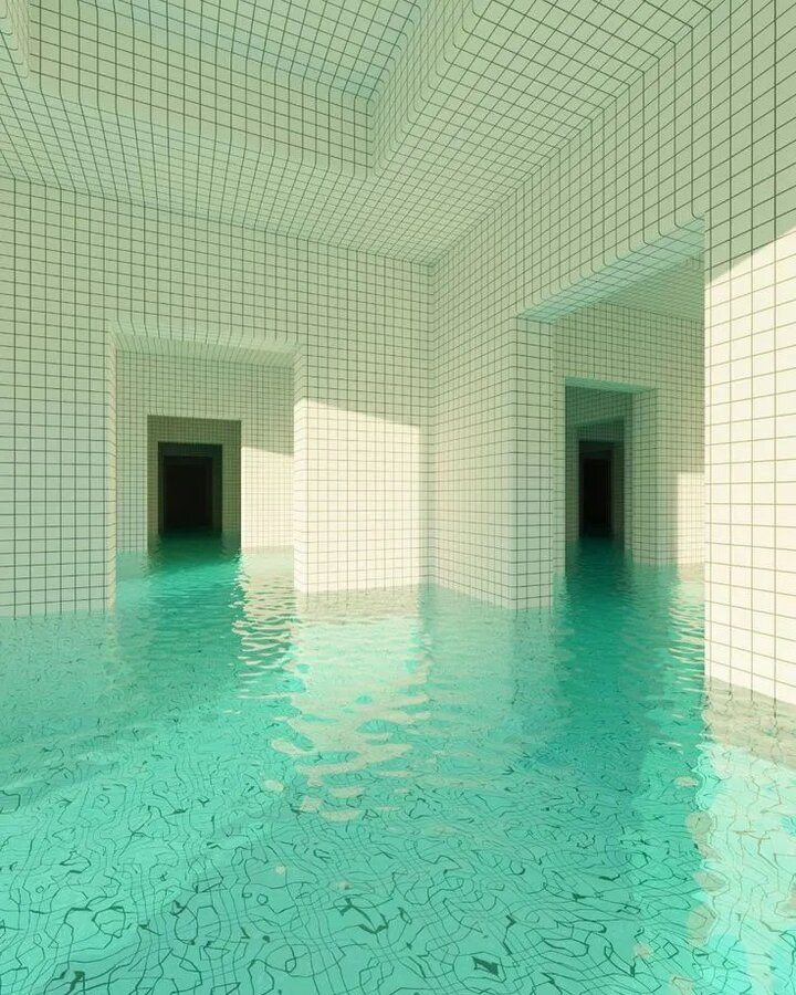 Dream Pools series created by 3D artist Jared Pike