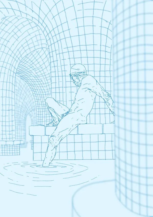 Memory of a man that was wisely checking the temperature of the water before making any commitments